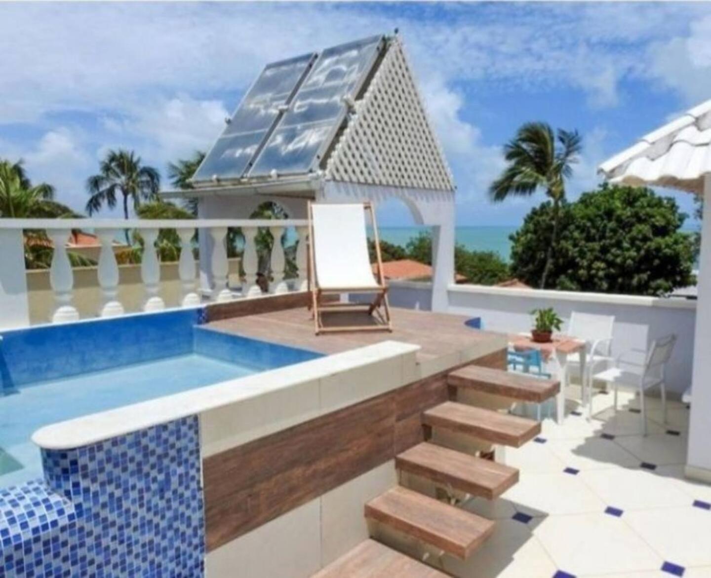 Вилла Castelo Do Ceu, Casa No Centro De Pipa Vista Mar Praia de Pipa Экстерьер фото